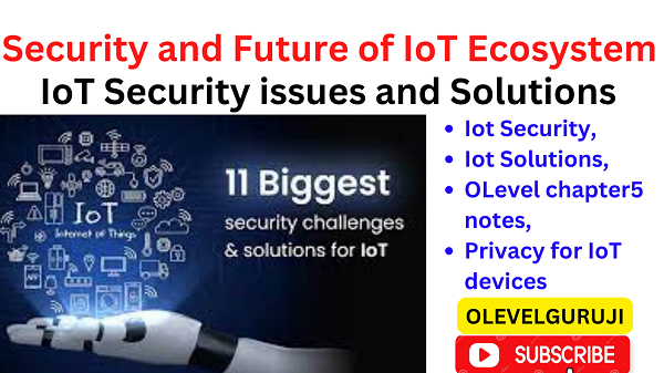 iot security issues and solutions