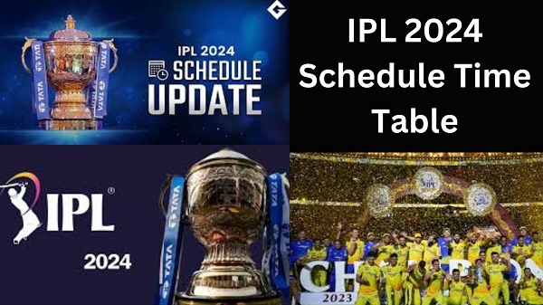 IPL 2024 schedule | IPL 2024