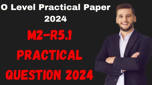 O level practical paper with answer
