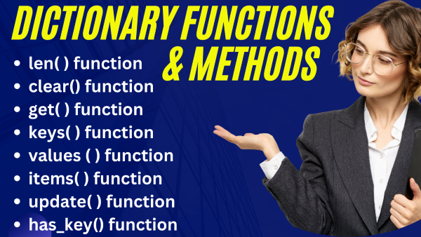 dictionary functions in python