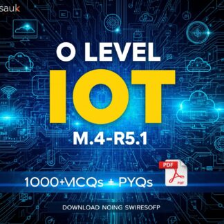 O Level IoT (M4-R5.1) 1000+MCQs+PYQs PDF
