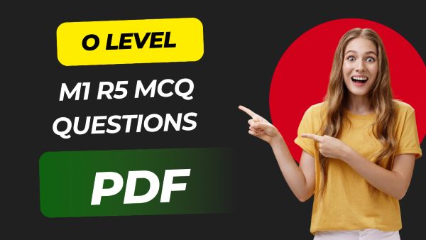 o level m1 r5 mcq pdf