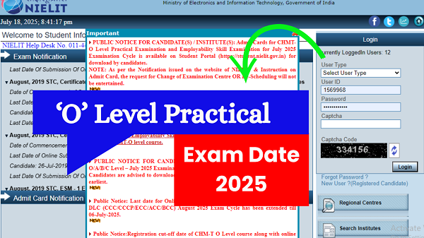 o level practical exam date 2025