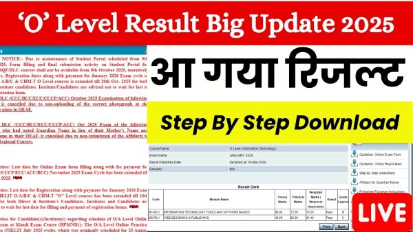 O Level July 2025 Result