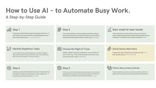 How to Use AI to Automate Busy Work: A Step-by-Step Guide