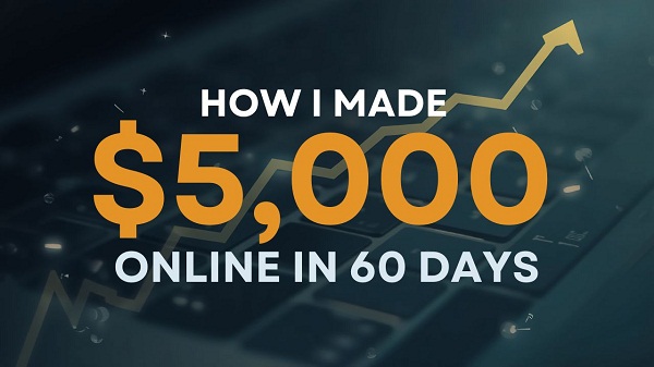 How I made $5000 online in 60 days