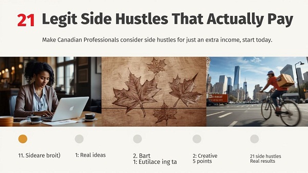 legit side hustles in Canada that actually pay